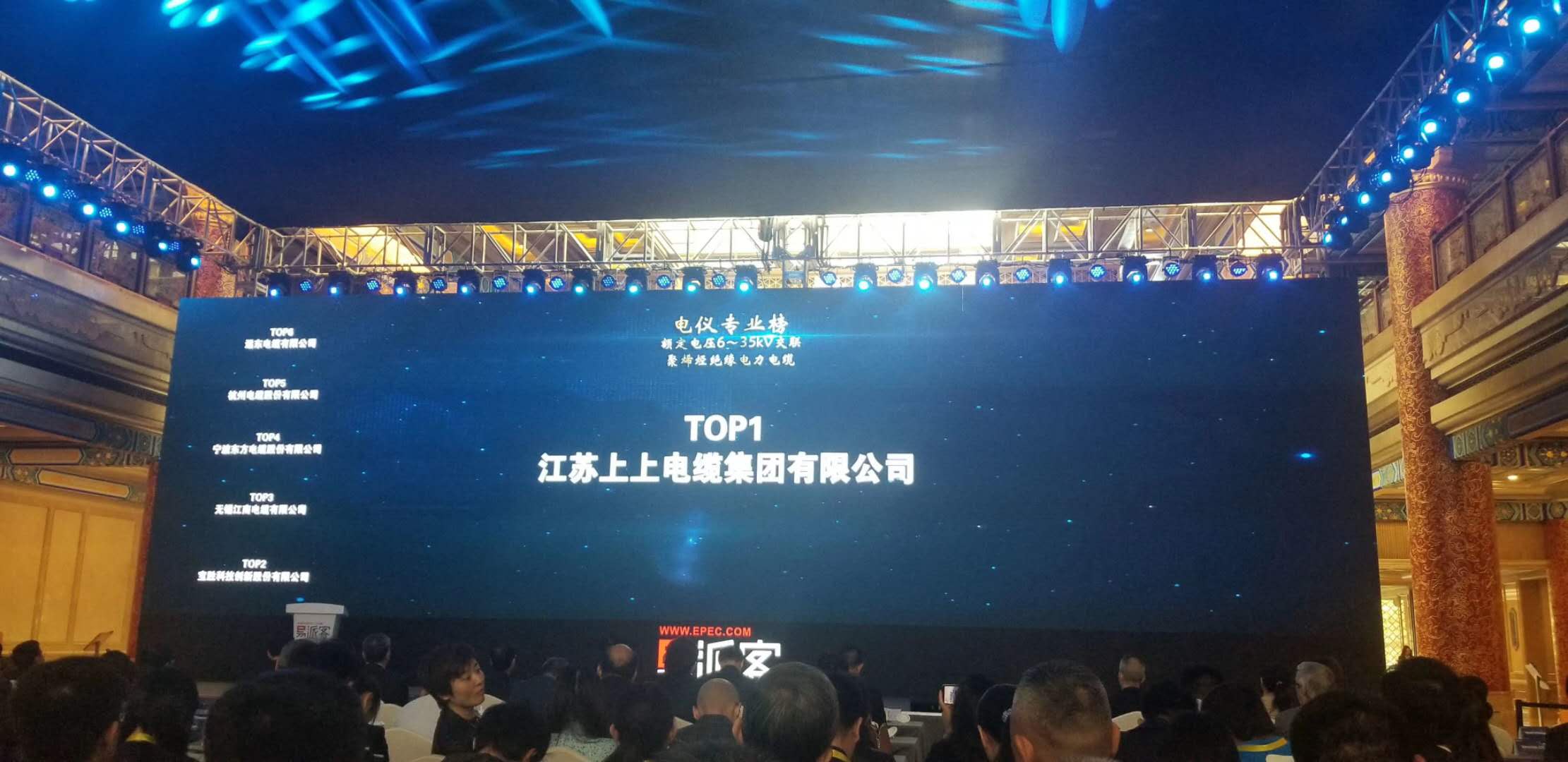 中石化易派客產品評價數據榜發布，上上電纜再登榜首